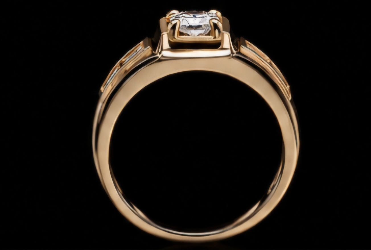 Regal Solitaire Diamond Men's Ring