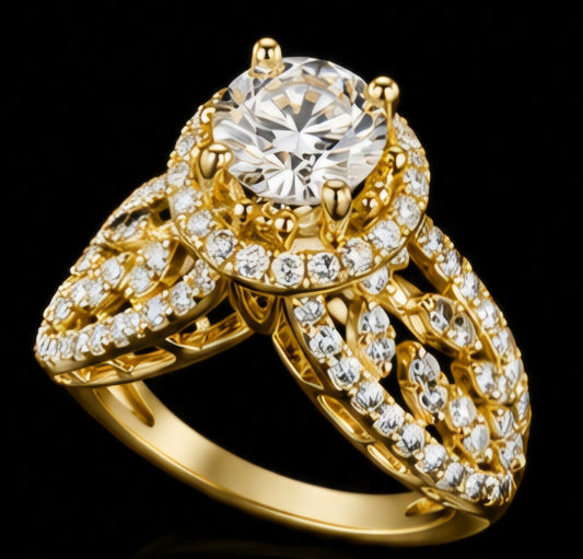 Celestial Bloom Diamond Ring
