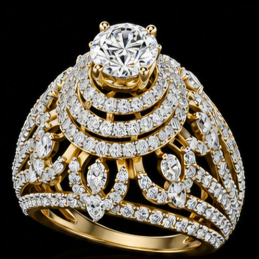 Imperial Cascade Diamond Ring