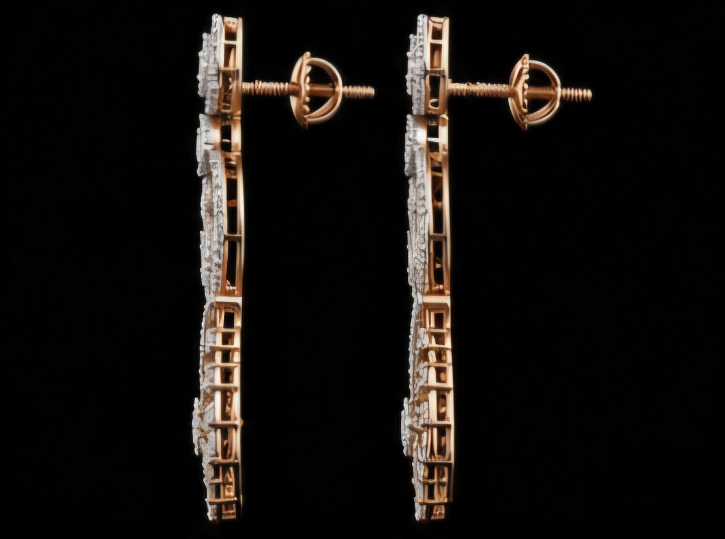 Celestia Diamond Statement Earrings