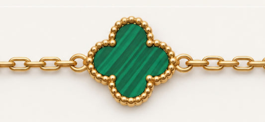 Verdant Clover Gold Bracelet