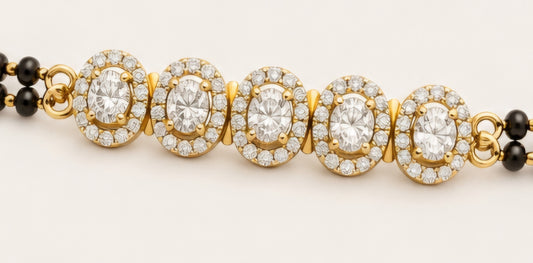 Diamond Mangalsutra Bracelet