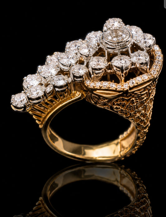 Royal Cascade Diamond Ring