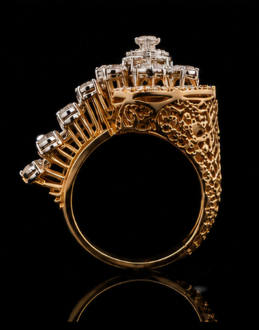 Royal Cascade Diamond Ring