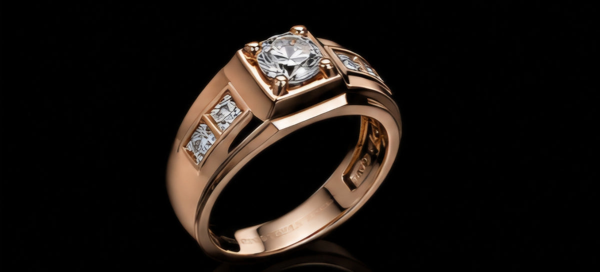 Royal Solitaire Diamond Men's Ring