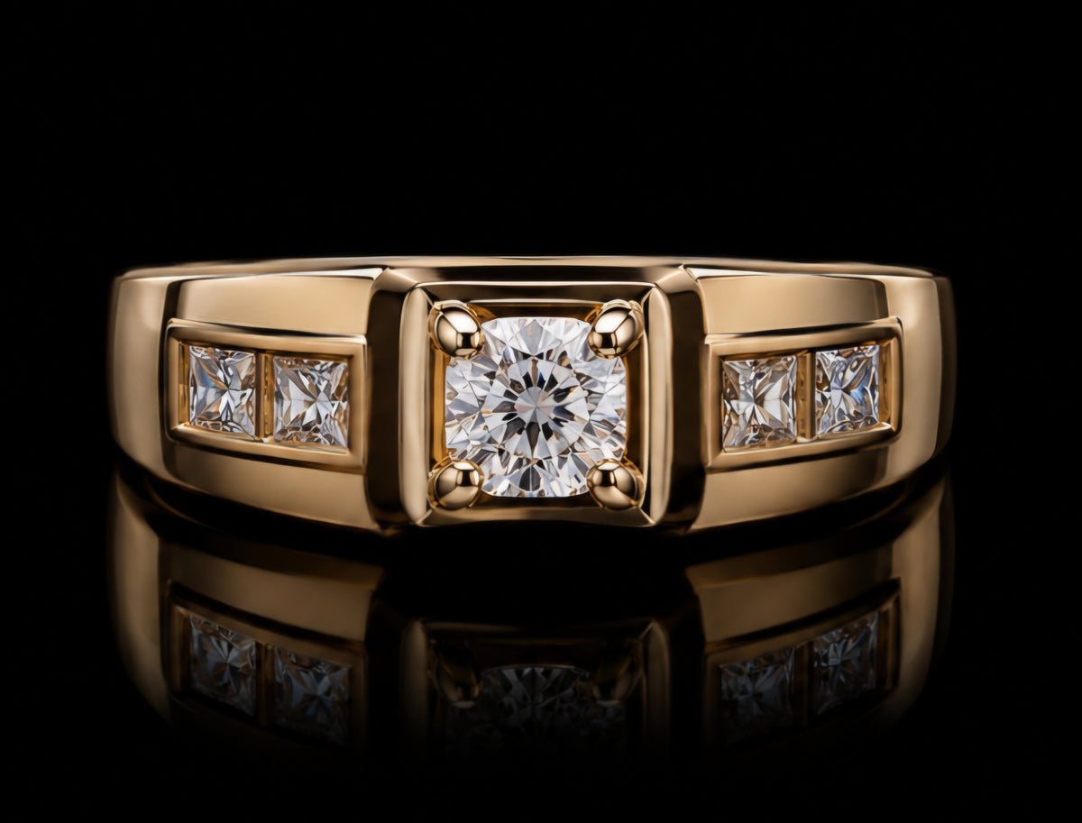 Regal Solitaire Diamond Men's Ring