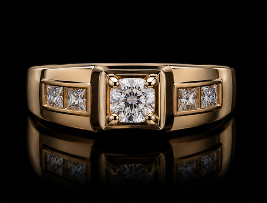 Regal Solitaire Diamond Men's Ring