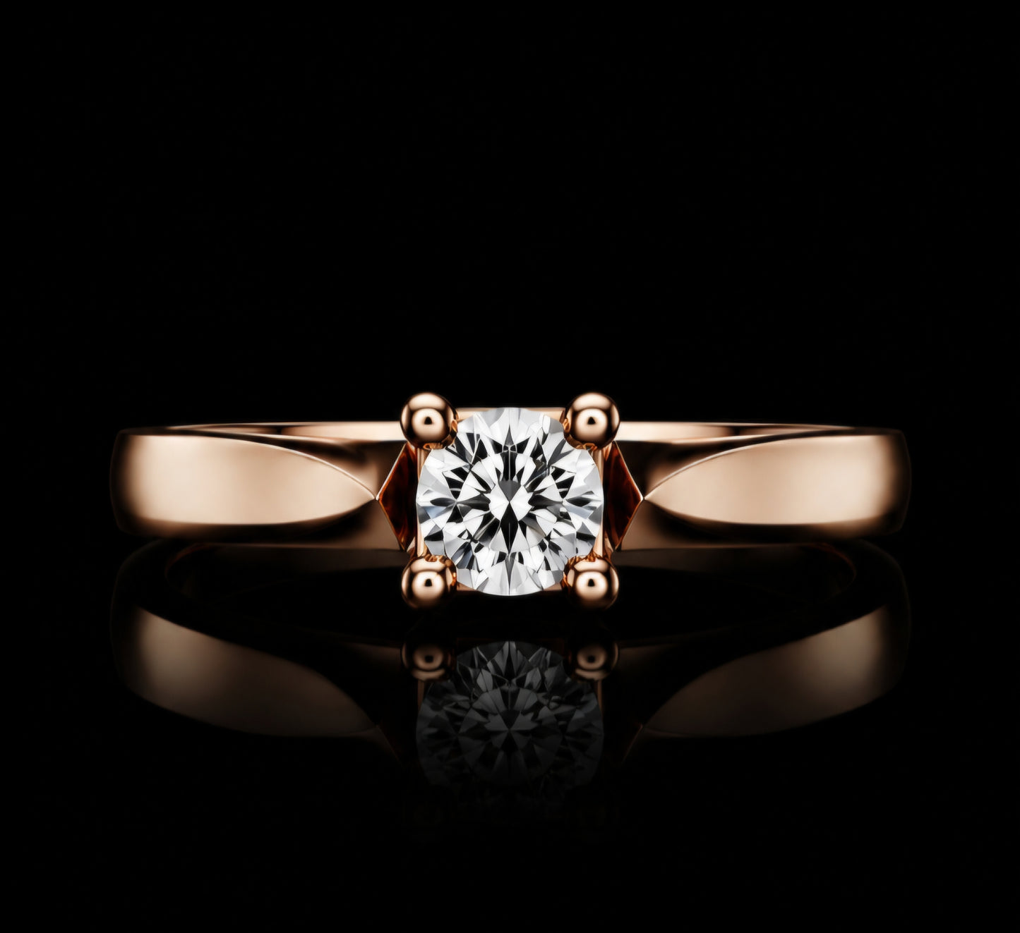 Classic Men's Solitaire Diamond Ring