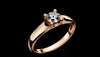 Classic Men's Solitaire Diamond Ring