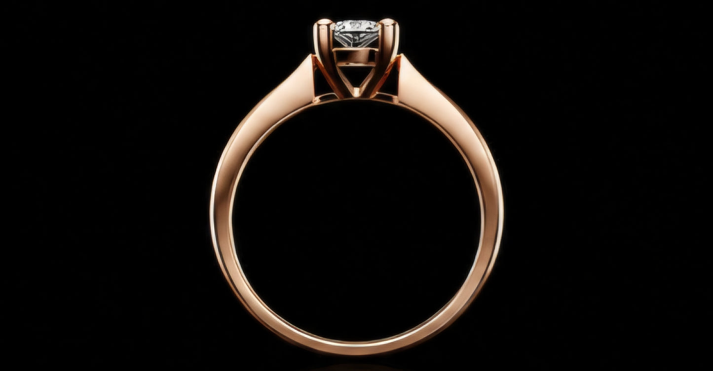 Classic Men's Solitaire Diamond Ring