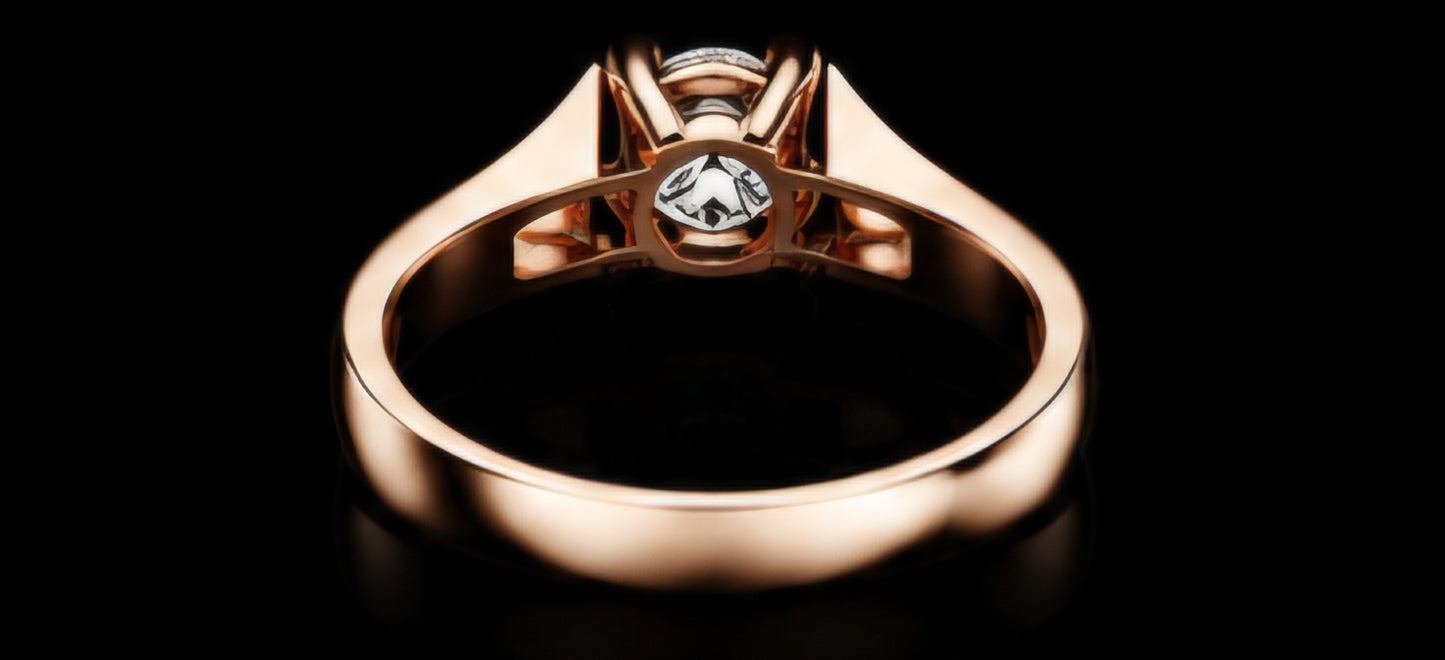 Classic Men's Solitaire Diamond Ring