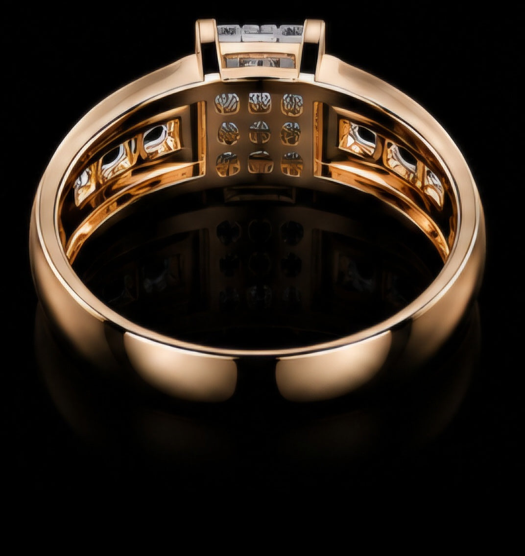 Prestige Diamond Cluster Men's Ring
