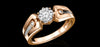 Modern Solitaire Diamond Men's Ring
