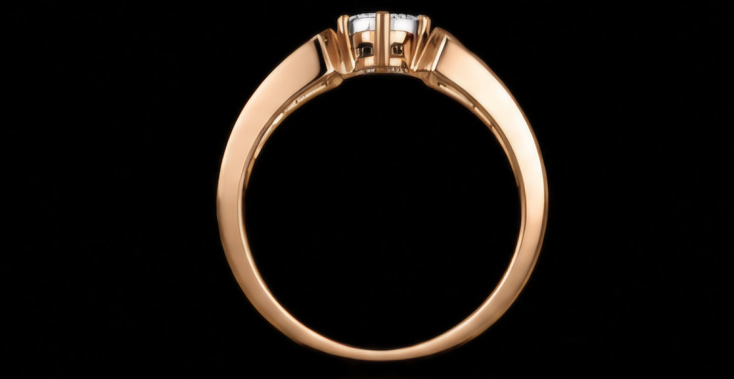 Modern Solitaire Diamond Men's Ring