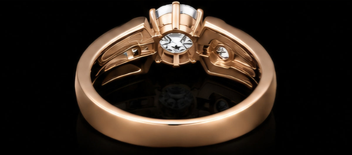 Modern Solitaire Diamond Men's Ring