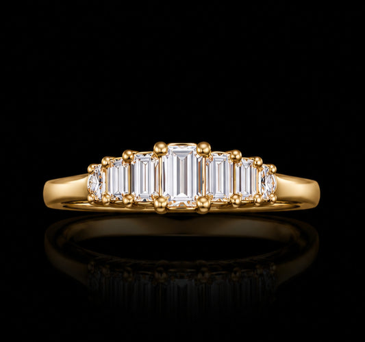 Golden Harmony Ring