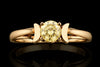 Golden Citrine Solitaire Ring