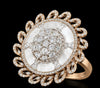 Celestial Mother-of-Pearl Diamond Statement Ring
