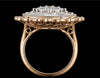 Celestial Mother-of-Pearl Diamond Statement Ring