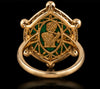 Divine Bal Gopal Emerald Halo Ring