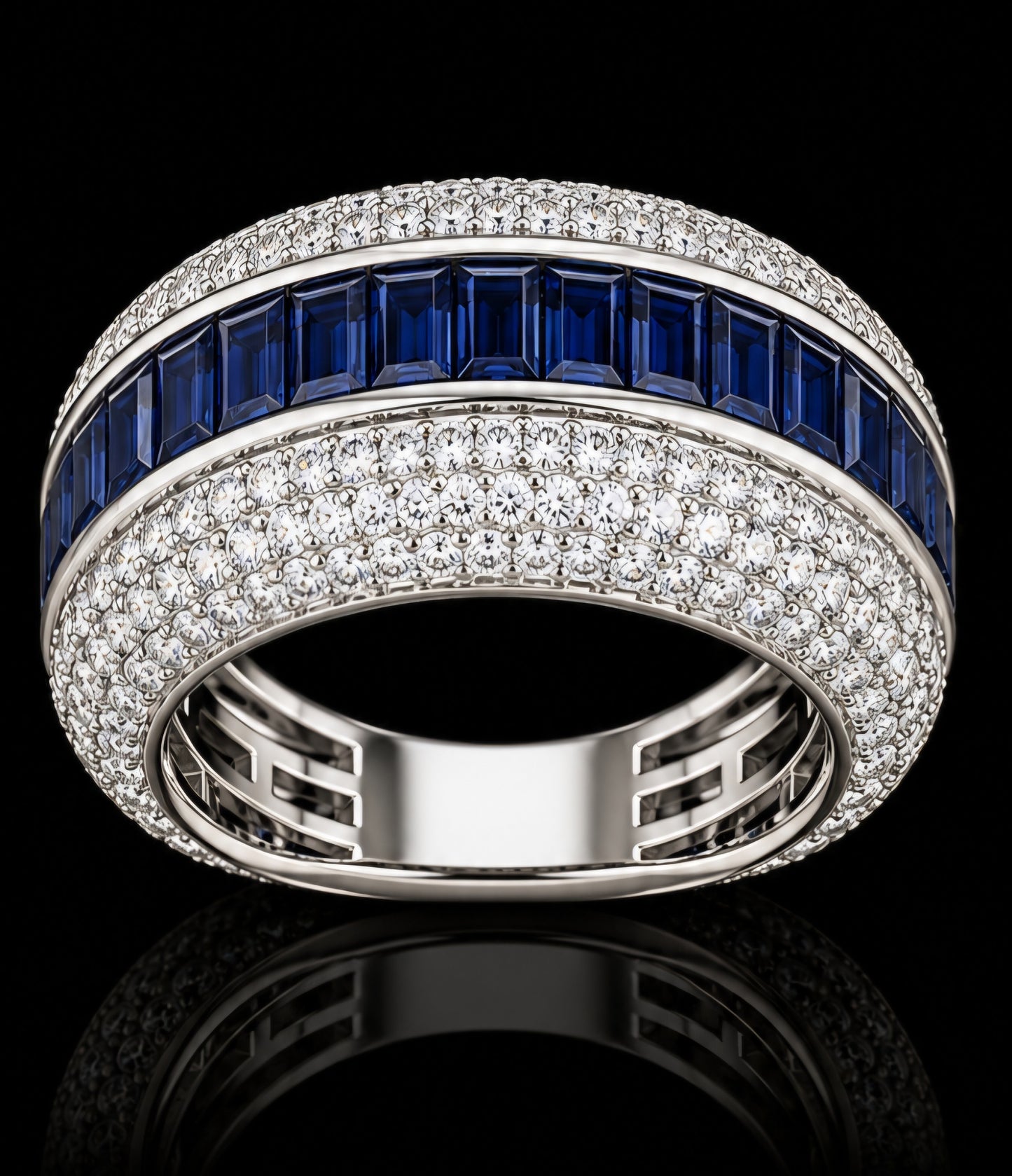 Royal Sapphire Eternity Band