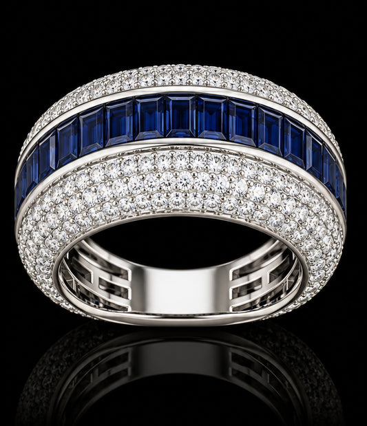 Royal Sapphire Eternity Band