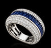 Royal Sapphire Eternity Band