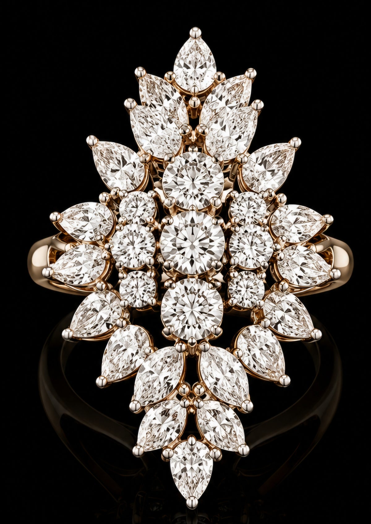 Celestial Bloom Diamond Ring