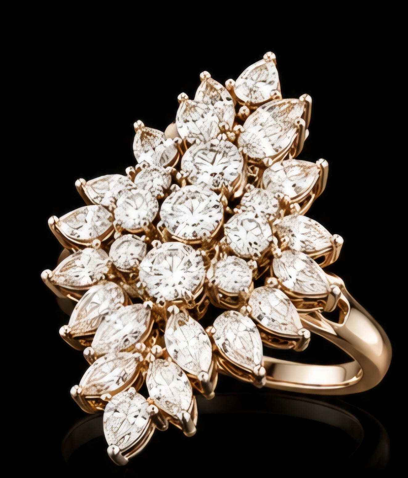 Celestial Bloom Diamond Ring