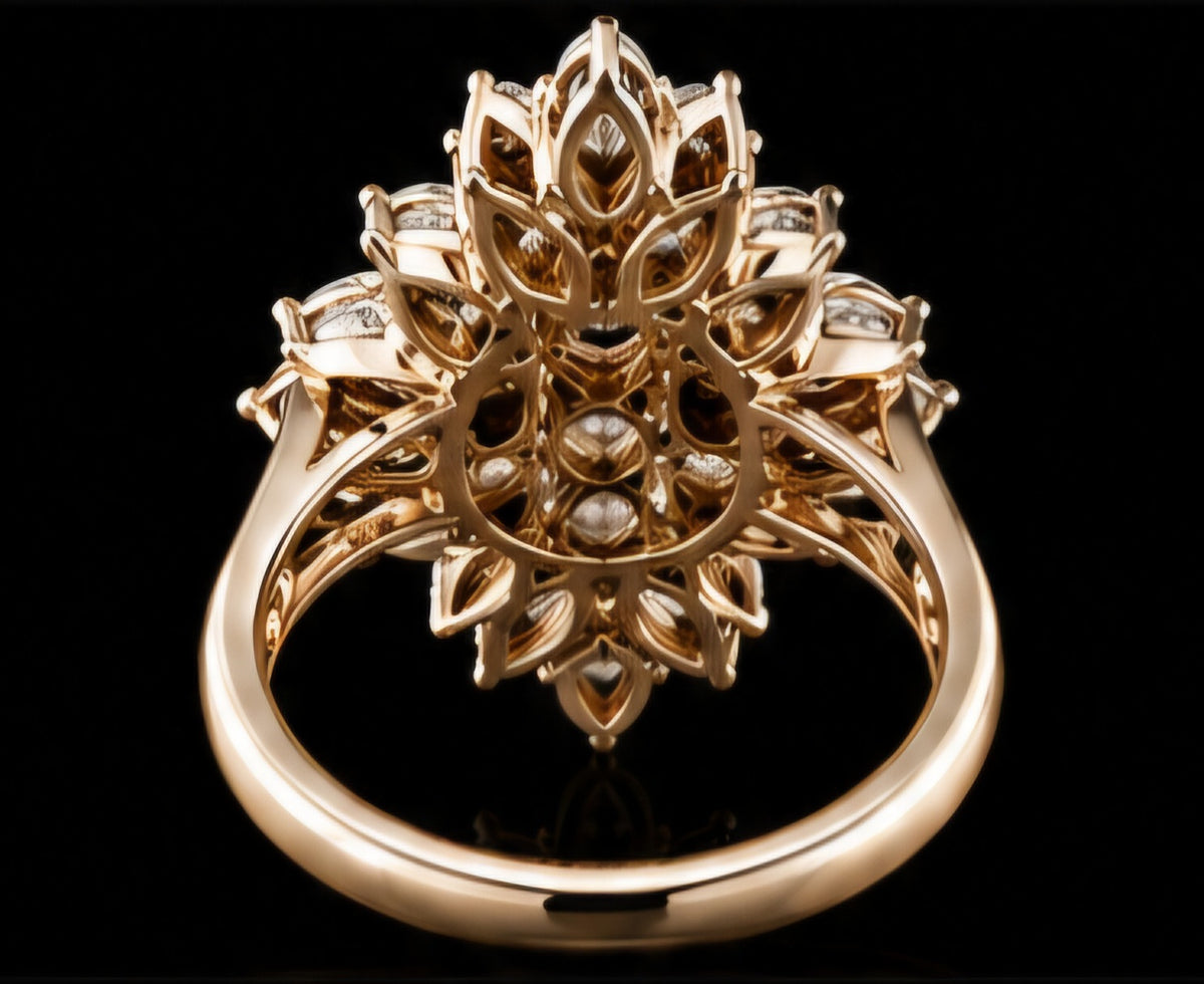 Celestial Bloom Diamond Ring