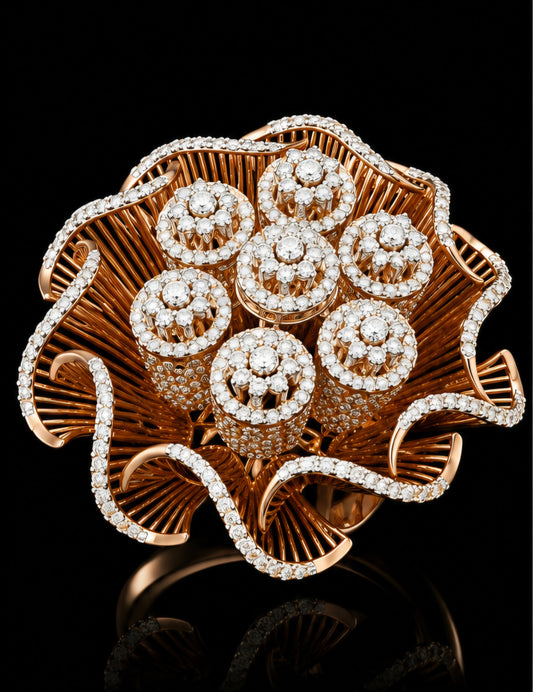 Blooming Diamond Bouquet Ring