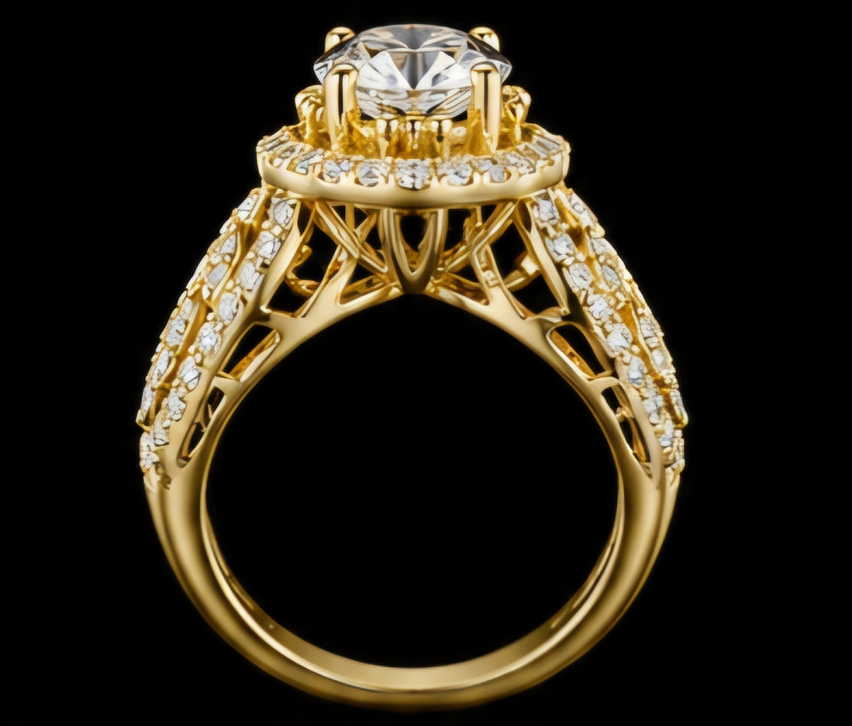 Celestial Bloom Diamond Ring