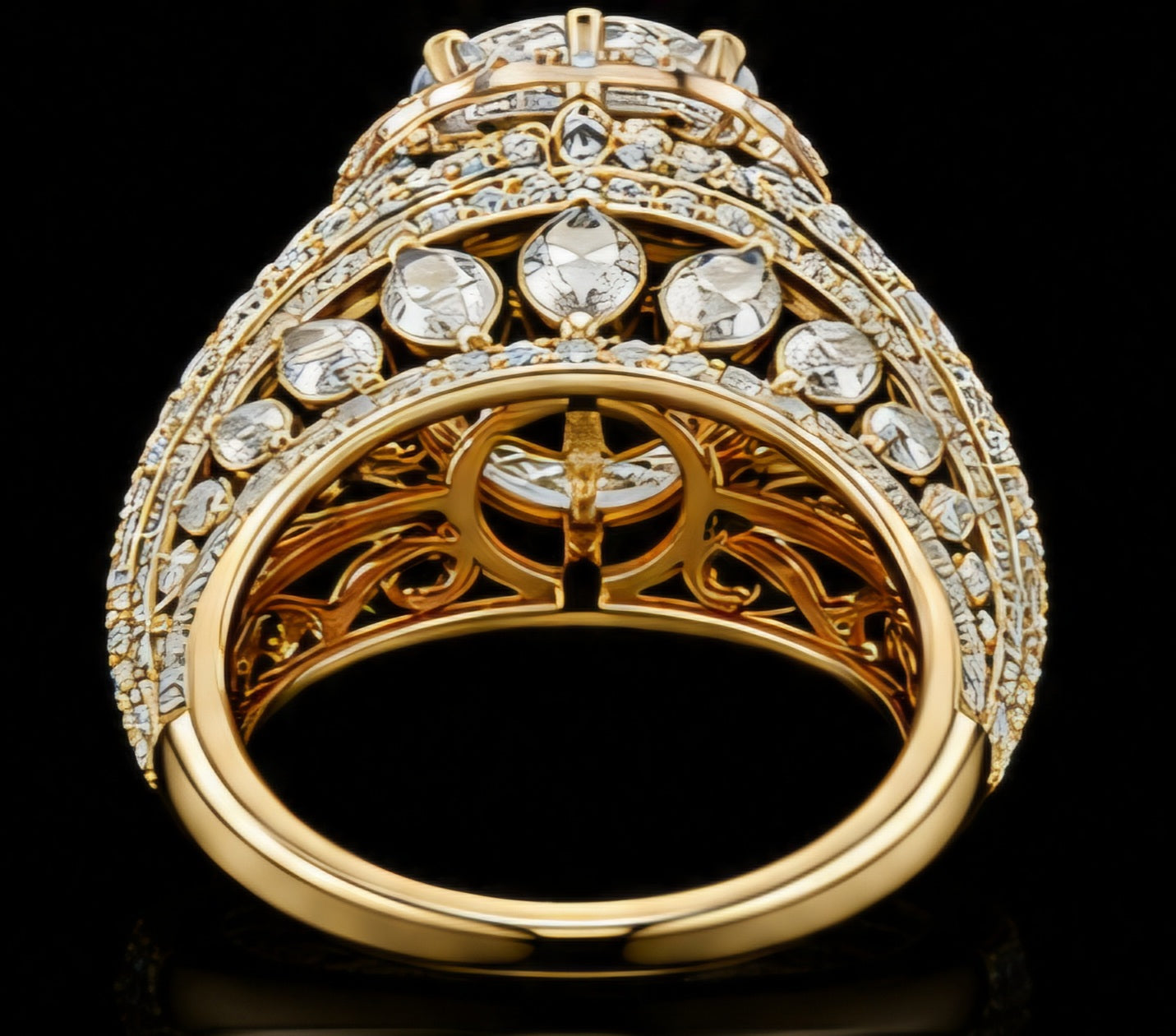 Imperial Crown Diamond Solitaire Ring