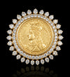 Imperial Heritage Coin Diamond Ring