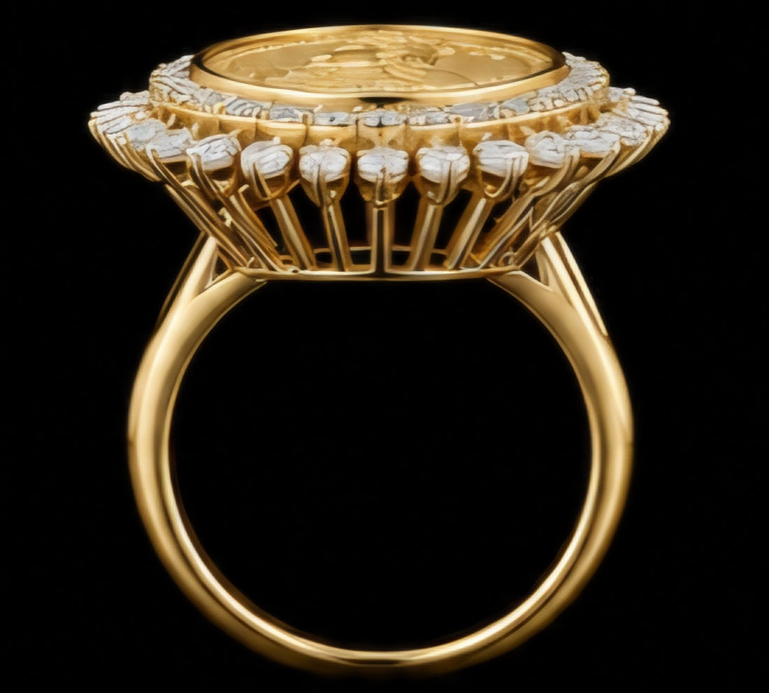 Imperial Heritage Coin Diamond Ring