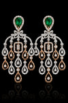 Emerald Royale Chandelier Earrings