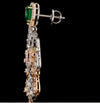 Emerald Royale Chandelier Earrings