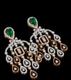 Emerald Royale Chandelier Earrings