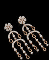 Floral Cascade Diamond Earrings