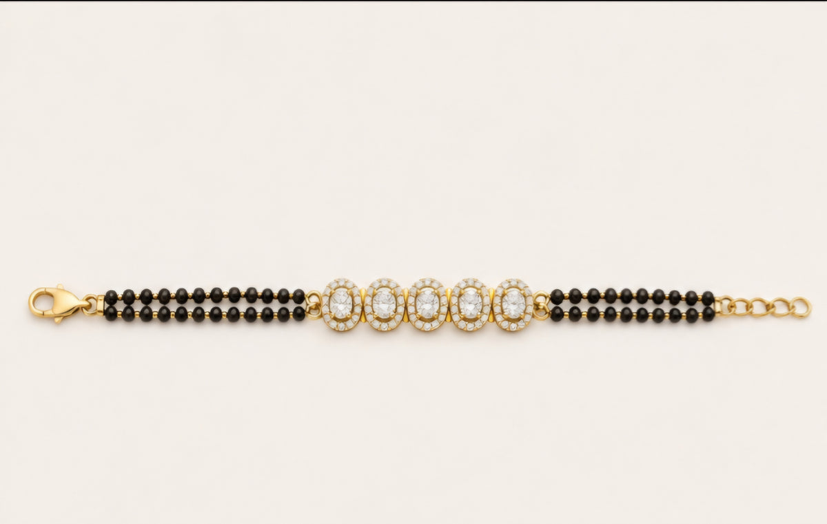 Diamond Mangalsutra Bracelet