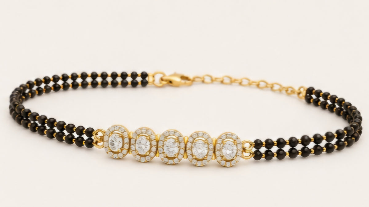 Diamond Mangalsutra Bracelet