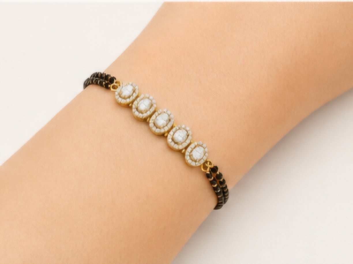 Diamond Mangalsutra Bracelet