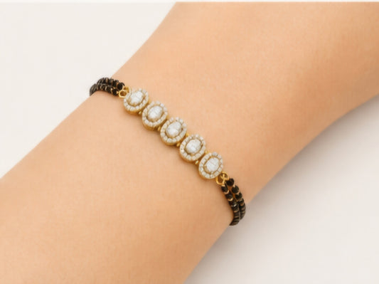 Diamond Mangalsutra Bracelet