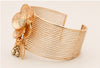 Floral Harmony Statement Cuff