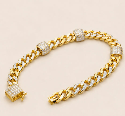 Regal Cuban Diamond Bracelet