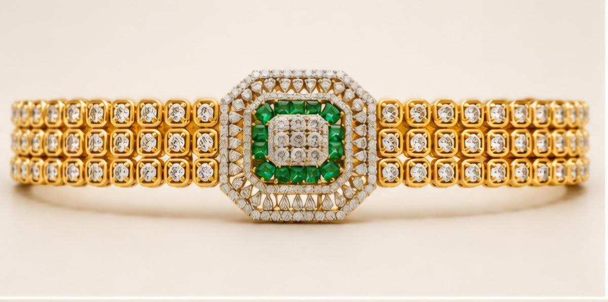Emerald Royale Diamond Bracelet