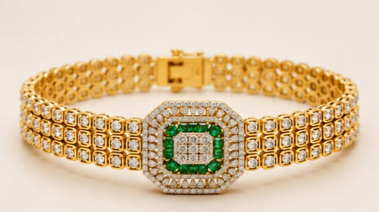 Emerald Royale Diamond Bracelet