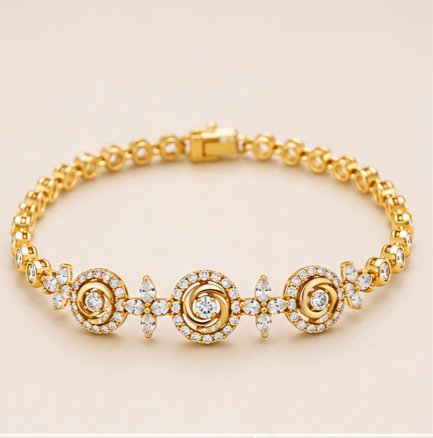 Celestial Bloom Diamond Bracelet