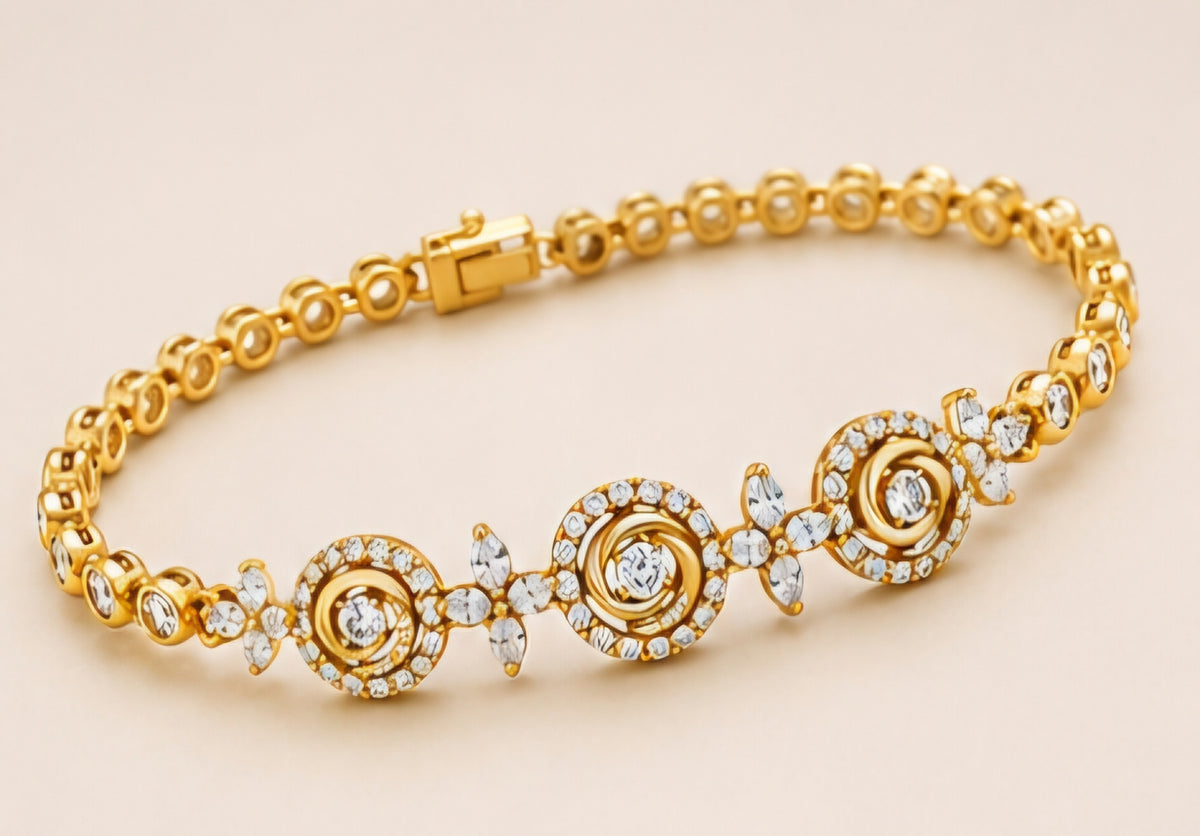 Celestial Bloom Diamond Bracelet