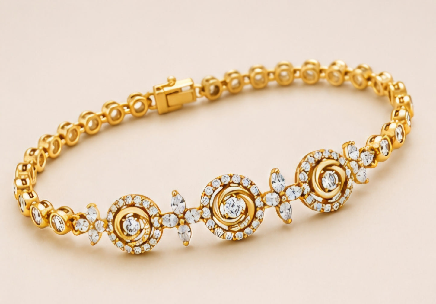 Celestial Bloom Diamond Bracelet